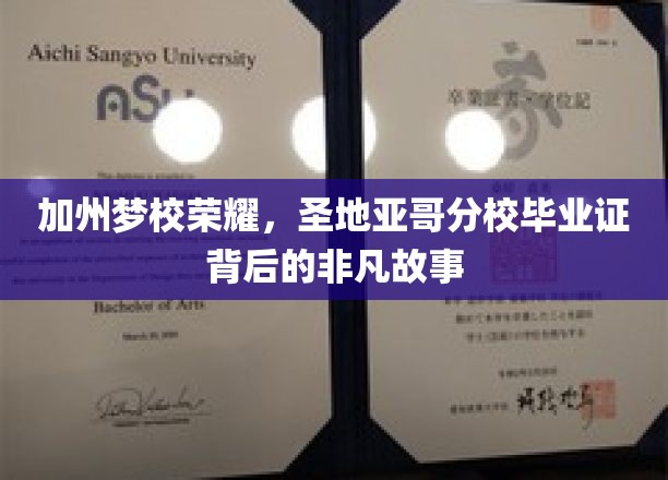 圣地亚哥荣耀，揭秘加州梦校毕业证的传奇历程