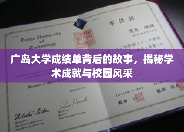 揭秘广岛大学成绩单背后的故事，一窥学术辉煌与校园风采
