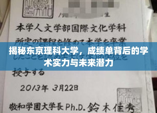 东京理科大学揭秘，成绩单深藏的学术魅力与无限前景