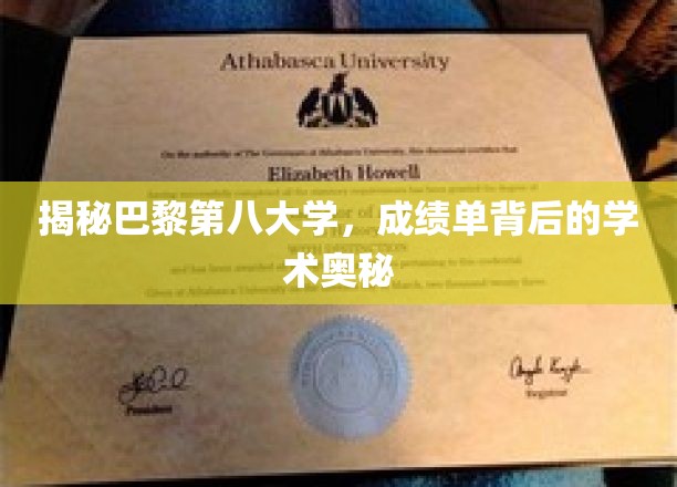 巴黎第八大学成绩单解码，探索学术成就的秘密花园