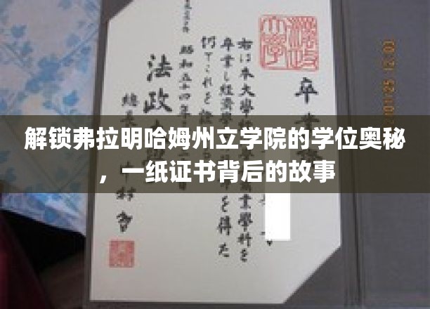 探寻弗拉明哈姆州立学院学位传奇，揭秘证书背后的精彩篇章