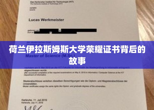 解码荷兰伊拉斯姆斯大学荣耀证书的传奇历程