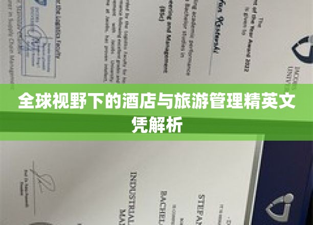 跨国视角下的酒店与旅游管理高学历解析，全球精英之路