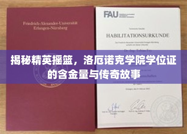 洛厄诺克学院学位证，揭秘精英摇篮的神秘魅力与辉煌传奇