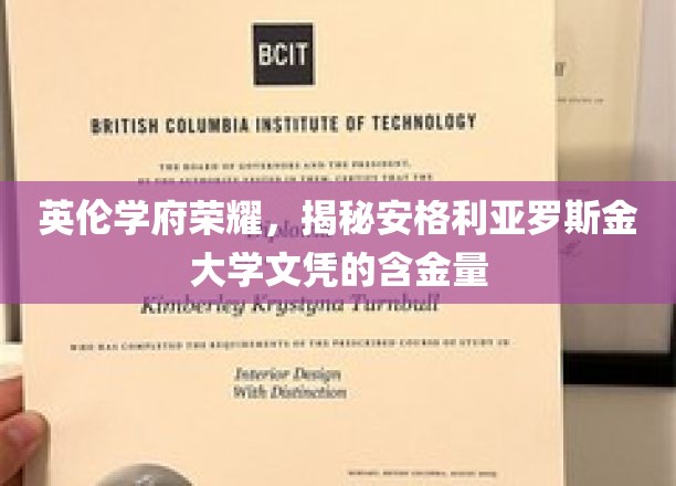 英伦学府荣耀，揭秘安格利亚罗斯金大学文凭的含金量