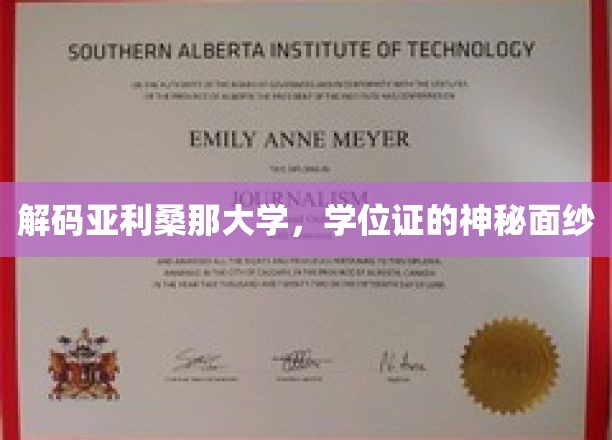 解码亚利桑那大学，学位证的神秘面纱