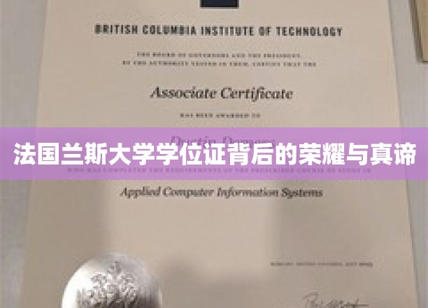 探寻法国兰斯大学学位证的辉煌内涵与深层意义