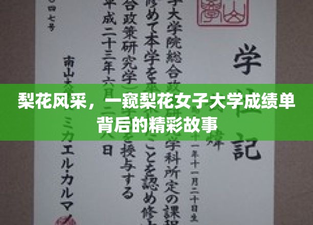 梨花风采，一窥梨花女子大学成绩单背后的精彩故事