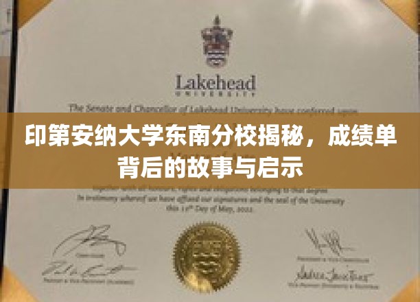 印第安纳大学东南分校揭秘，成绩单背后的故事与启示