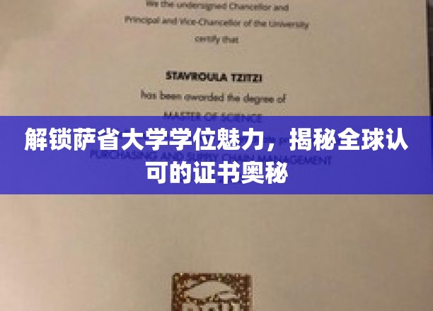 萨省大学学位之光，探索国际认可的证书奥秘之旅