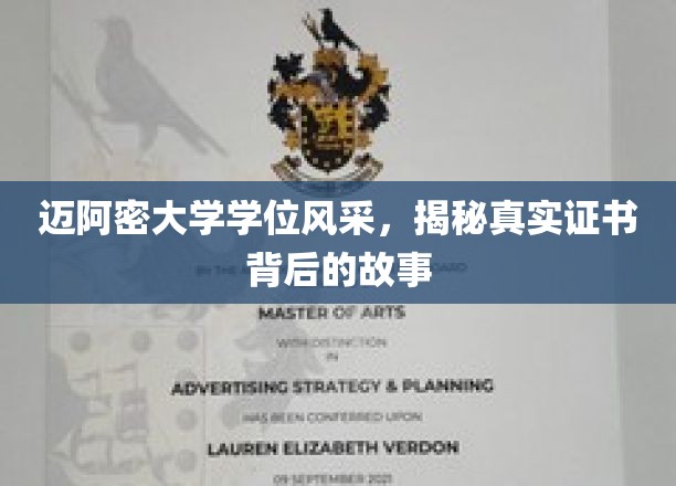 迈阿密大学学位之谜，探寻证书背后的精彩传奇