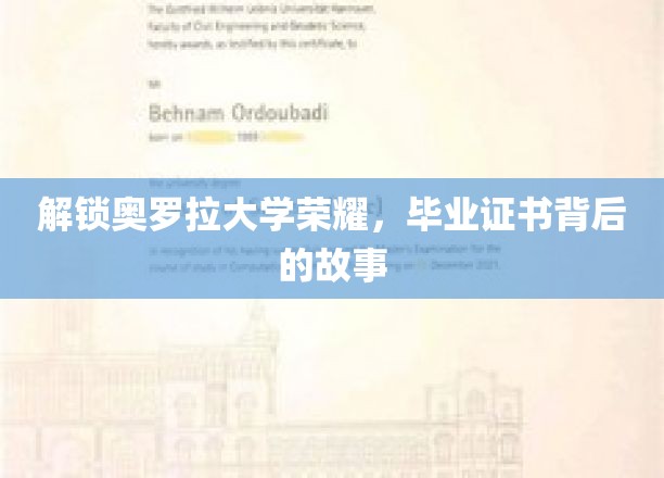 探寻奥罗拉荣耀之路，毕业证书背后的传奇历程