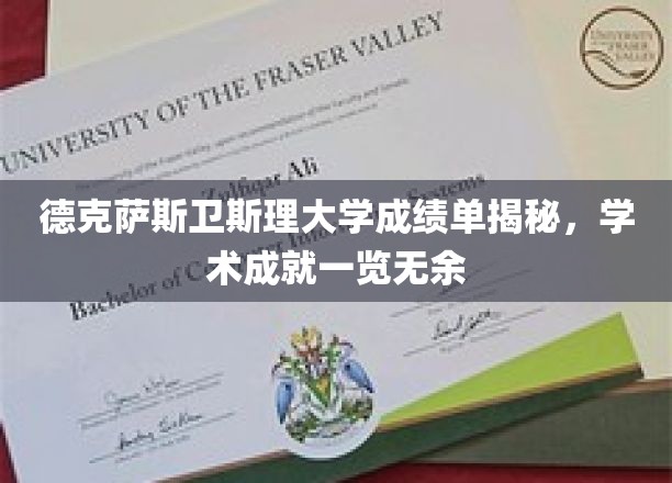 德克萨斯卫斯理大学成绩单大揭秘，学子学术实力尽收眼底