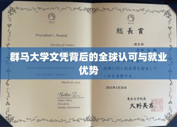 群马大学学位，国际认可与职场竞争优势解析