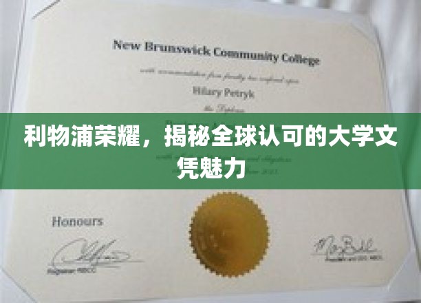 利物浦之光，全球学子向往的大学文凭魅力解析
