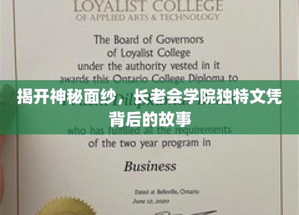 探秘长老会学院，揭秘非凡文凭的神秘历程