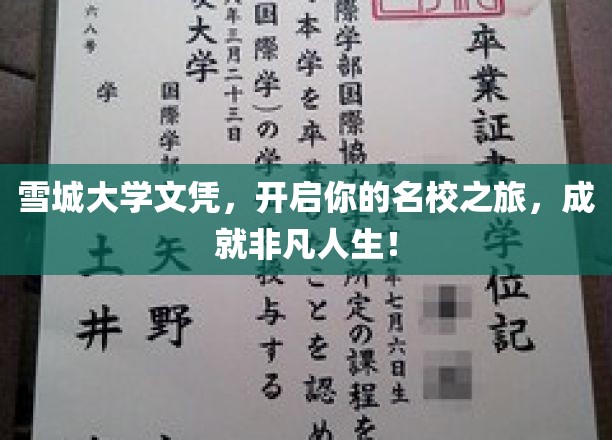 雪城大学文凭，成就非凡启航点，成就非凡人生新篇章！