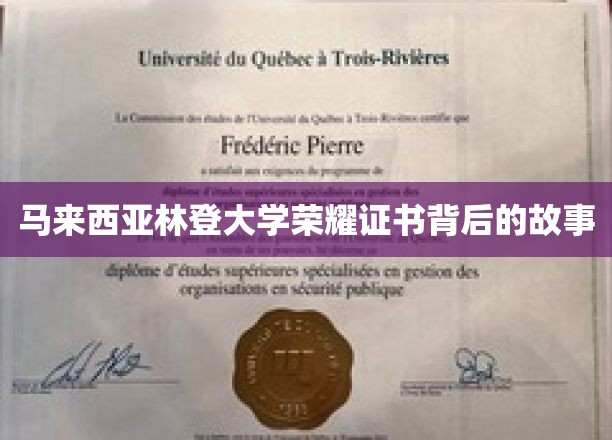 马来西亚林登大学荣耀证书背后的故事