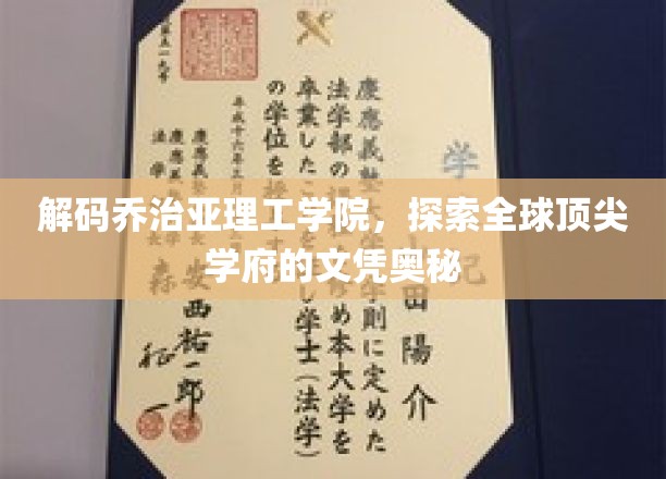 揭开乔治亚理工学院的学霸秘籍，世界名校学位背后的非凡故事