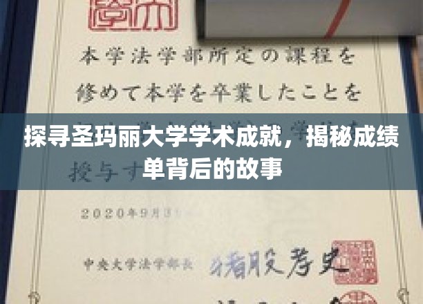 圣玛丽大学荣耀解码，揭开辉煌成绩单背后的精彩篇章