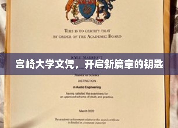 宫崎大学文凭，解锁未来无限可能的钥匙