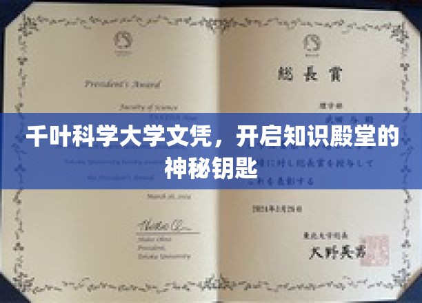 解锁知识之门，千叶科学大学文凭，引领未来探索之旅