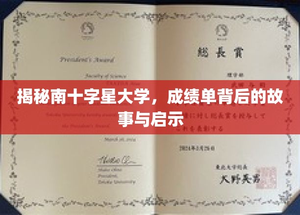解码南十字星，揭秘学术成绩背后的深层启示