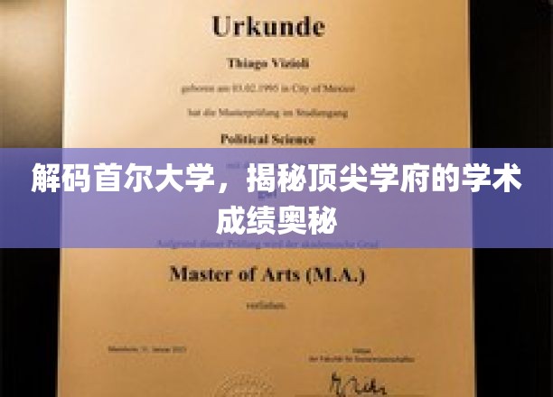 探寻首尔大学卓越成就背后的学术秘籍