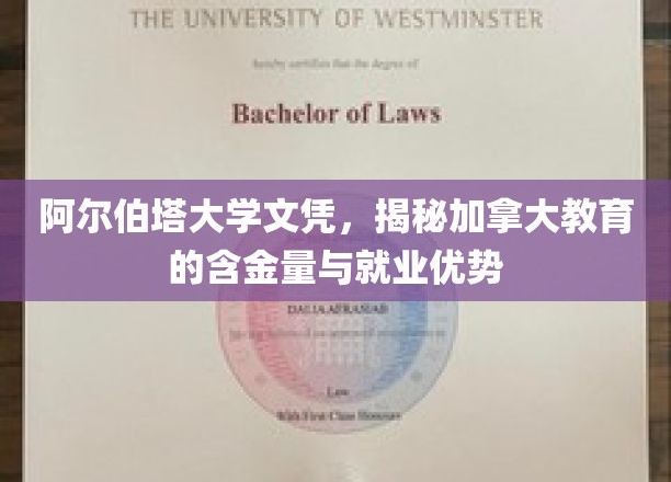 解码加拿大教育，阿尔伯塔大学文凭背后的就业密码