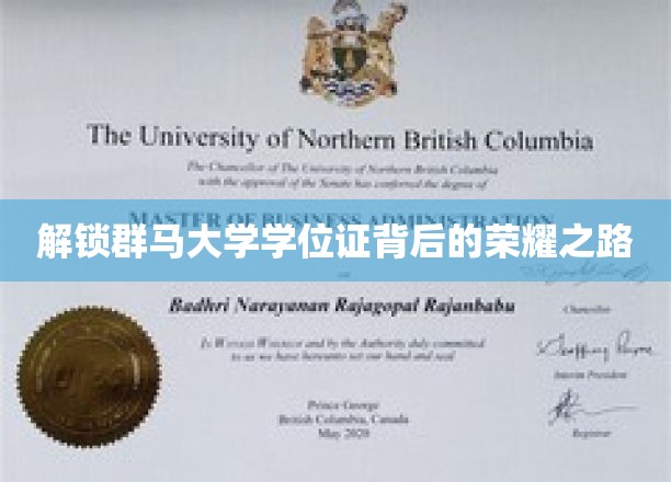 探寻群马大学学位证背后的辉煌历程