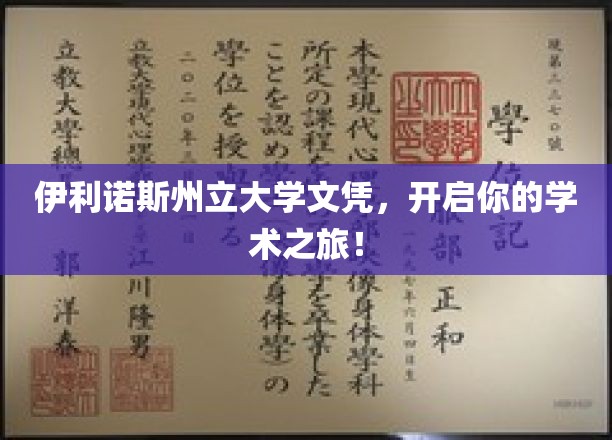 伊利诺斯州立大学文凭钥匙，解锁无限学术梦想之门！