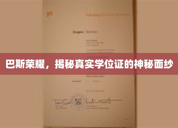 揭开巴斯荣耀，揭秘学位证的非凡魅力