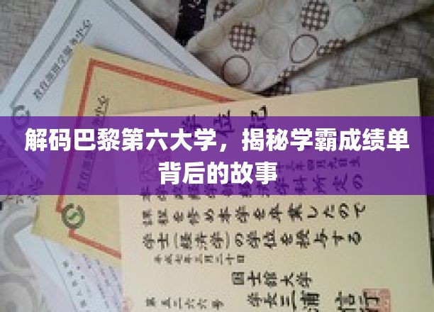 巴黎第六大学学霸秘籍，探寻成绩单背后的传奇之路