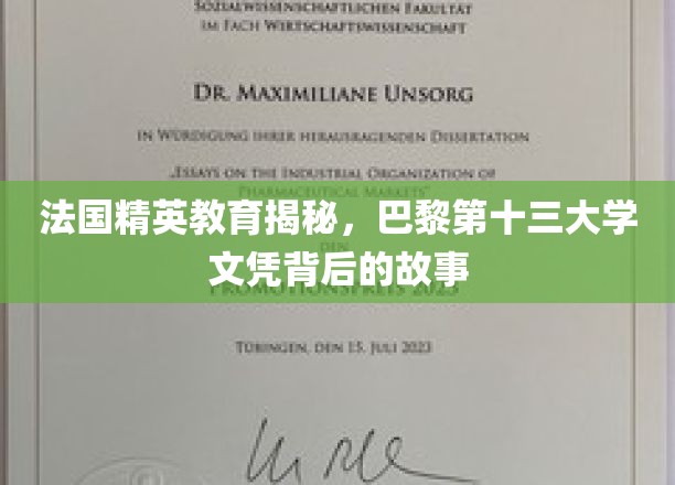 解码巴黎十三大学，法国精英教育的秘密面纱