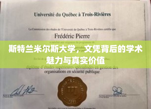 探寻斯特兰米尔斯大学文凭背后的学术光芒与实际价值