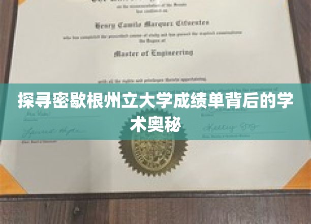 探寻密歇根州立大学成绩单背后的学术奥秘