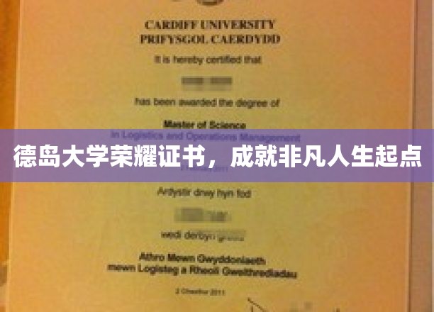 德岛荣耀启航，德大证书铸就非凡人生里程碑