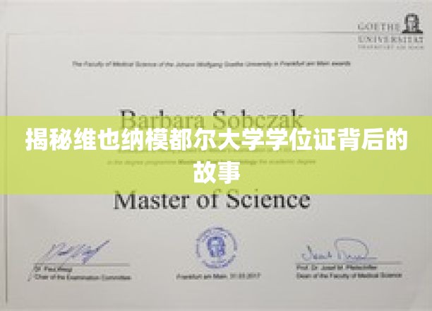 揭秘维也纳模都尔大学学位证背后的故事