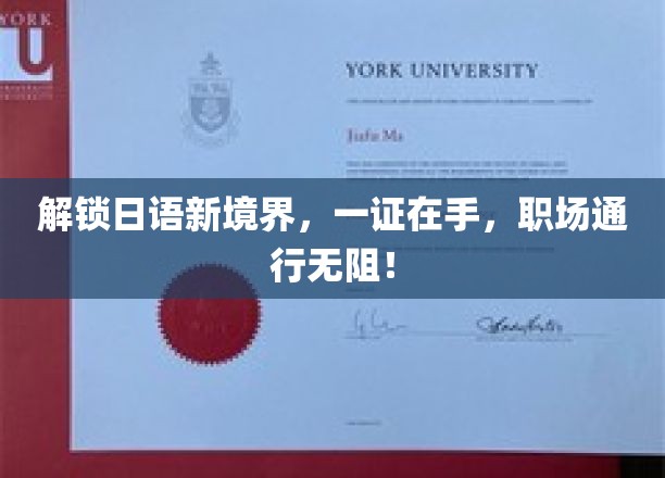 掌握日语通关秘籍，轻松职场闯天涯！