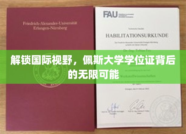跨越国界，佩斯大学学位证开启全球机遇之门