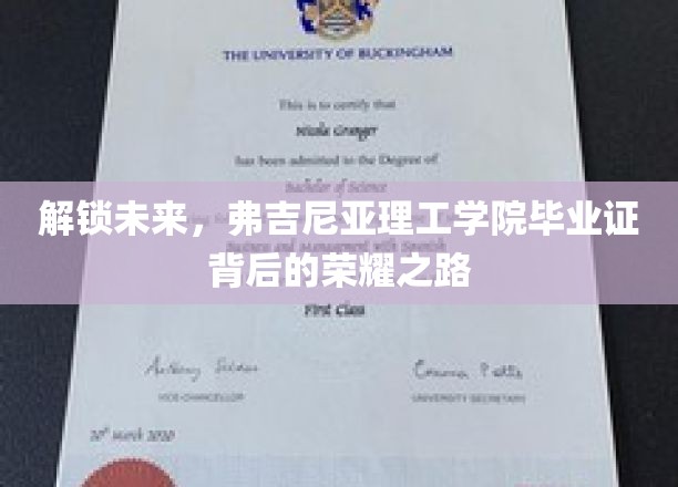 解锁未来，弗吉尼亚理工学院毕业证背后的荣耀之路