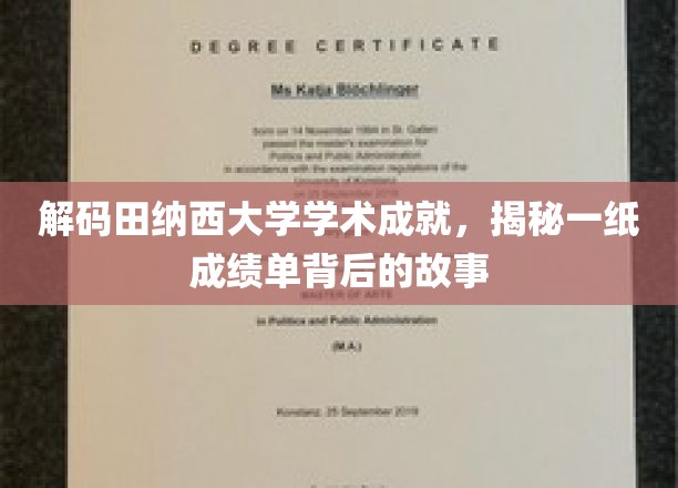 解码田纳西大学学术成就，探寻一纸成绩单背后的故事