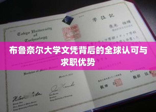 布鲁奈尔大学文凭背后的全球认可与求职优势