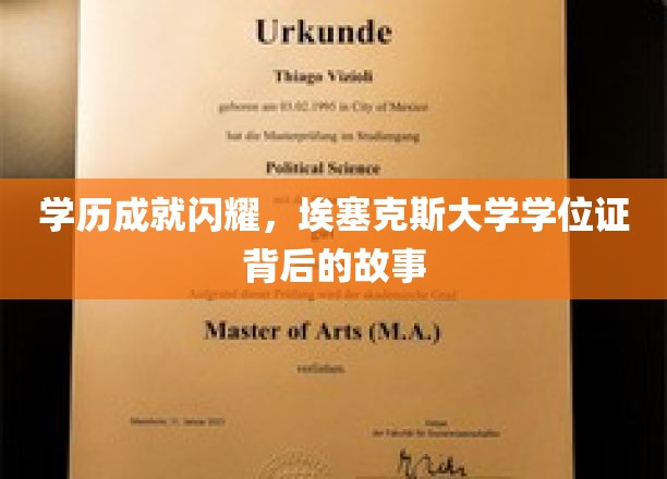 学历荣耀璀璨，埃塞克斯大学学位证书背后的传奇