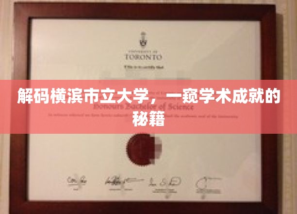 探寻横滨市立大学的学术宝藏，揭秘其成就背后的奥秘