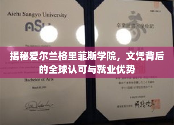 揭秘爱尔兰格里菲斯学院，文凭背后的全球认可与就业优势