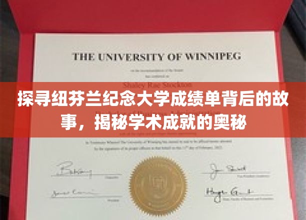 解码纽芬兰纪念大学成绩单，探寻学术荣耀的秘密通道