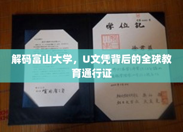 解锁全球通行证，富山大学U文凭的教育奥秘