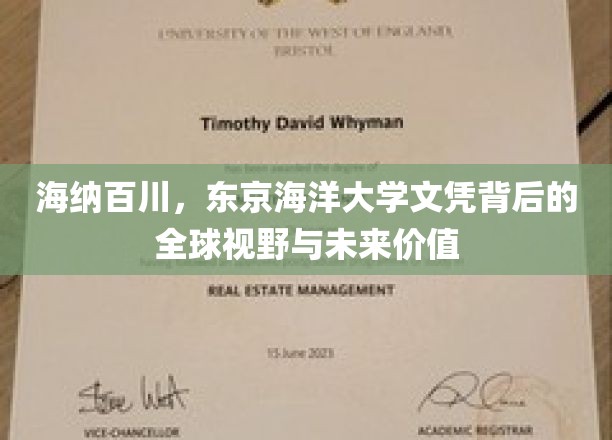 海纳百川，东京海洋大学文凭背后的全球视野与未来价值