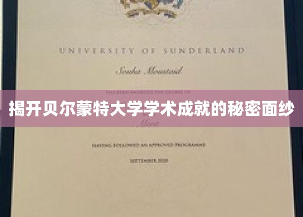 解码贝尔蒙特大学学术辉煌的神秘密码